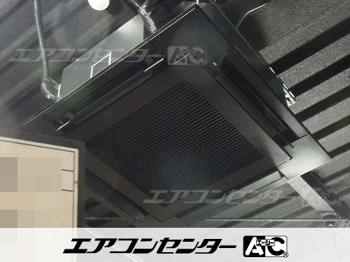 天井カセット形4方向吹出 業務用エアコン 4馬力シングル 1式
