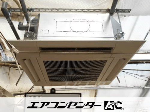 天井カセット形4方向吹出 業務用エアコン 5馬力シングル 1式、床置形 業務用エアコン 5馬力シングル 1式