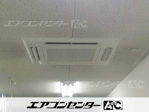 天井カセット形4方向吹出 業務用エアコン 10馬力ツイン 1式、天井カセット形4方向吹出 業務用エアコン 5馬力シングル 1式
