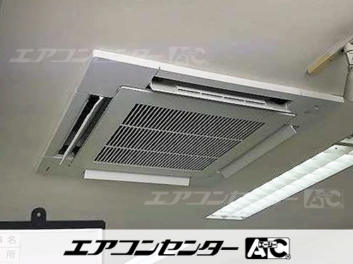 天井カセット形4方向吹出 業務用エアコン 4馬力シングル 1式