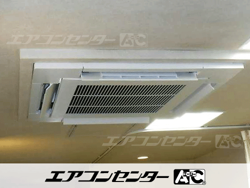 天井カセット形4方向吹出 業務用エアコン 5馬力シングル 1式