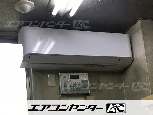 壁掛形 業務用エアコン 2.5馬力シングル 1式