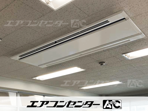 天井カセット形2方向吹出 業務用エアコン 4馬力シングル 1式