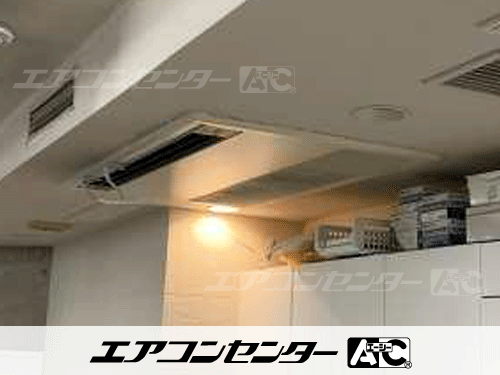 天井カセット形1方向吹出 業務用エアコン 4馬力ツイン 1式、ハウジングエアコン セット 天井カセット1方向形 業務用エアコン 5.6kW 1式