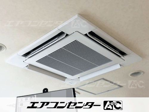 天井カセット形4方向吹出 業務用エアコン 3馬力シングル 2式、壁掛形 業務用エアコン 3馬力シングル 1式、天井カセット形4方向吹出 業務用エアコン 1.5馬力シングル 2式