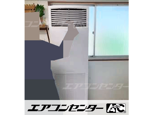 床置形 業務用エアコン 4馬力シングル 1式