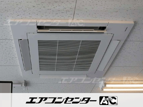 天井カセット形4方向吹出 業務用エアコン 6馬力ツイン 1式