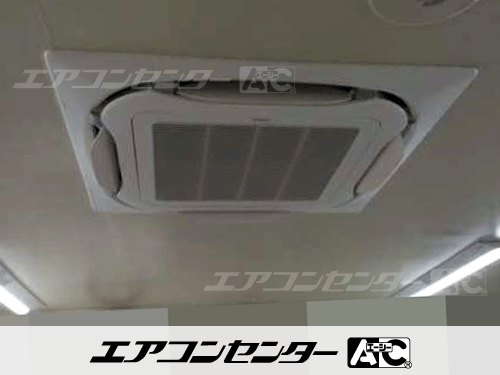 天井カセット形4方向吹出 業務用エアコン 3馬力シングル 2式