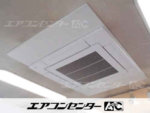 天井カセット形4方向吹出 業務用エアコン 8馬力ツイン 1式