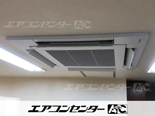 天井カセット形4方向吹出 業務用エアコン 4馬力ツイン 1式、天井カセット形4方向吹出 業務用エアコン 4馬力シングル 1式