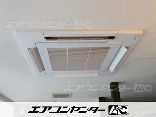 天井カセット形4方向吹出 業務用エアコン 5馬力シングル 2式