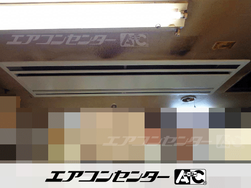 天井カセット形2方向吹出 業務用エアコン 4馬力シングル 1式