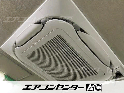 天井カセット形4方向吹出 業務用エアコン 5馬力シングル 1式