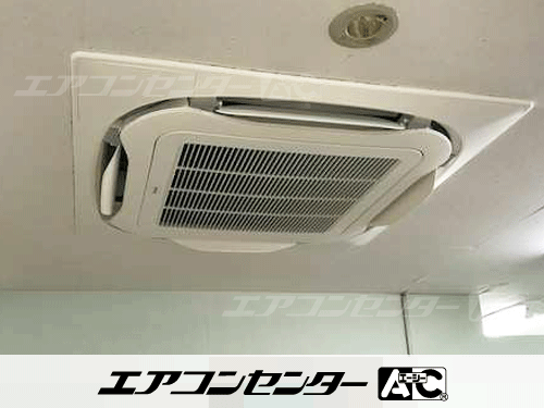 天井カセット形4方向吹出 業務用エアコン 6馬力ツイン 1式