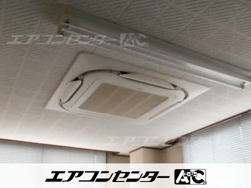 天井カセット形4方向吹出 業務用エアコン 6馬力シングル 2式、天井カセット形4方向吹出 業務用エアコン 5馬力シングル 1式、天井カセット形4方向吹出 業務用エアコン 1.5馬力シングル 1式