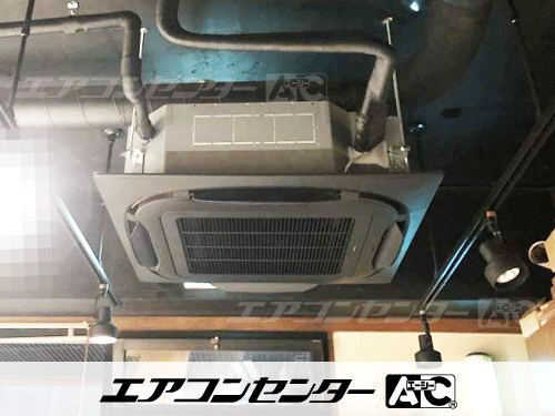 天井カセット形4方向吹出 業務用エアコン 6馬力ツイン 1式