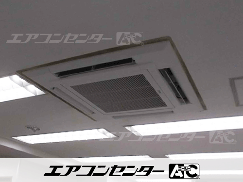 天井カセット形4方向吹出 業務用エアコン 8馬力ツイン 1式