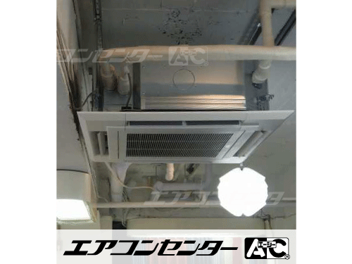 天井カセット形4方向吹出 業務用エアコン 4馬力シングル 1式