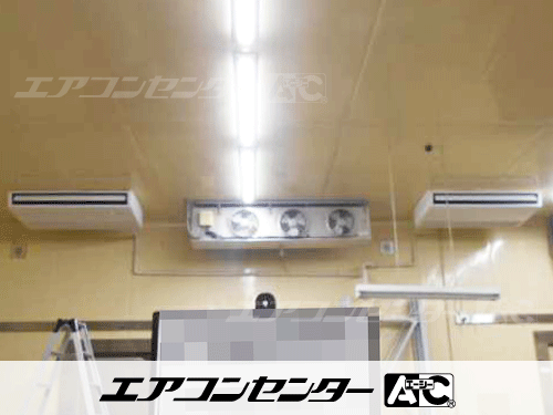 天井吊形 業務用エアコン 6馬力ツイン 1式、天井吊形 業務用エアコン 4馬力シングル 1式