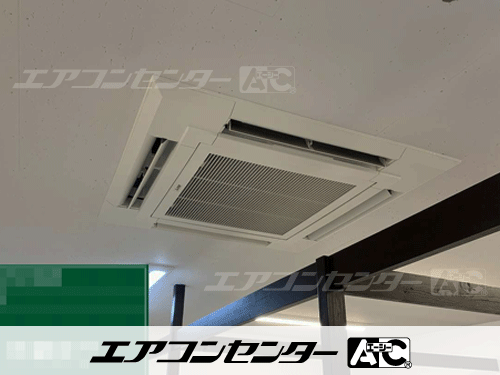 天井カセット形4方向吹出 業務用エアコン 6馬力ツイン 1式