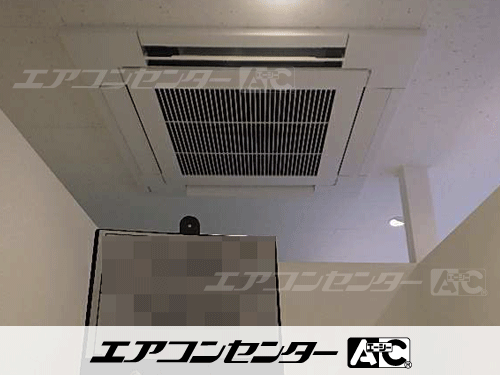 天井カセット形4方向吹出 業務用エアコン 8馬力ツイン 1式