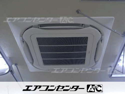 天井カセット形4方向吹出 業務用エアコン 3馬力シングル 1式