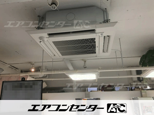 天井カセット形4方向吹出 業務用エアコン 6馬力ツイン 1式
