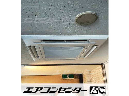 天井カセット形4方向吹出 業務用エアコン 4馬力シングル 1式、天井カセット形4方向吹出 業務用エアコン 3馬力シングル 1式