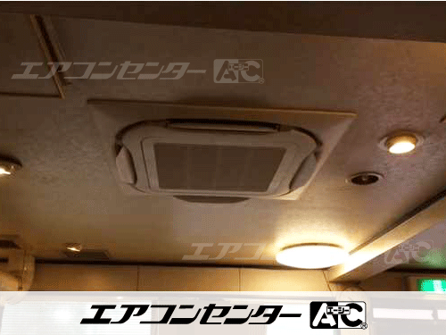 天井カセット形4方向吹出 業務用エアコン 6馬力シングル 1式