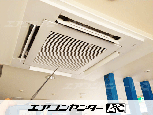 天井カセット形4方向吹出 業務用エアコン 6馬力シングル 1式