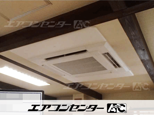 天井カセット形4方向吹出 業務用エアコン 4馬力シングル 1式
