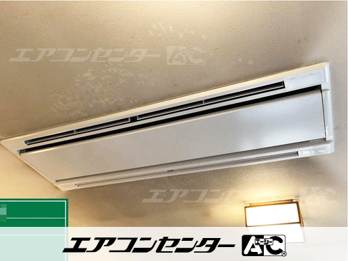 天井カセット形2方向吹出 業務用エアコン 4馬力シングル 1式