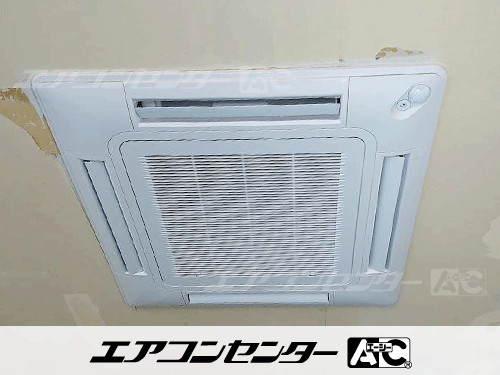 天井カセット形4方向吹出 業務用エアコン 2馬力シングル 1式