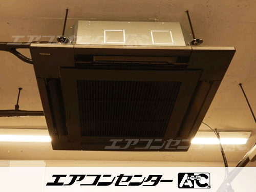 天井カセット形4方向吹出 業務用エアコン 6馬力ツイン 1式、天井カセット形2方向吹出 業務用エアコン 5馬力ツイン 1式