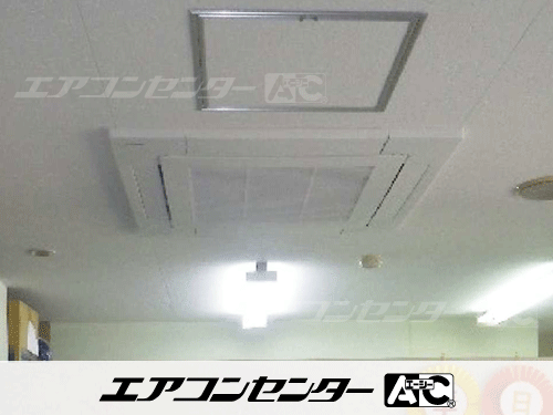 天井カセット形4方向吹出 業務用エアコン 6馬力ツイン 1式