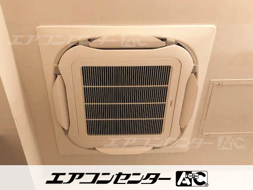天井カセット形4方向吹出 業務用エアコン 2馬力シングル 2式、ハウジングエアコン セット 床置形 業務用エアコン 5.0kW 3式