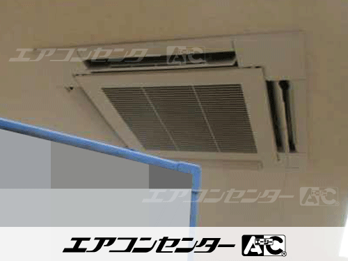 天井カセット形4方向吹出 業務用エアコン 5馬力シングル 1式