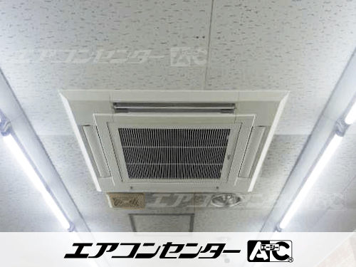 天井カセット形4方向吹出 業務用エアコン 4馬力シングル 2式
