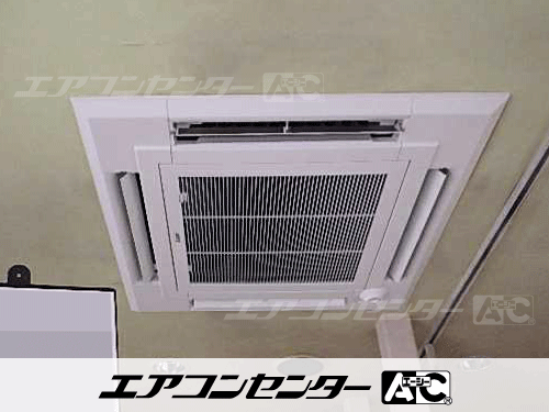 天井カセット形4方向吹出 業務用エアコン 4馬力ツイン 1式