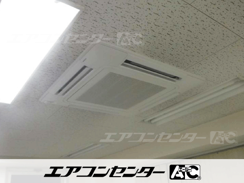天井カセット形4方向吹出 業務用エアコン 2馬力シングル 1式