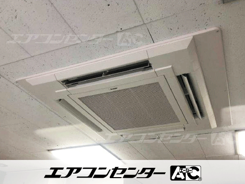 天井カセット形4方向吹出 業務用エアコン 2.5馬力シングル 1式、壁掛形 業務用エアコン 1.5馬力シングル 1式