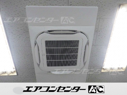 天井カセット形4方向吹出 業務用エアコン 4馬力シングル 1式、天井カセット形4方向吹出 業務用エアコン 4馬力シングル 1式