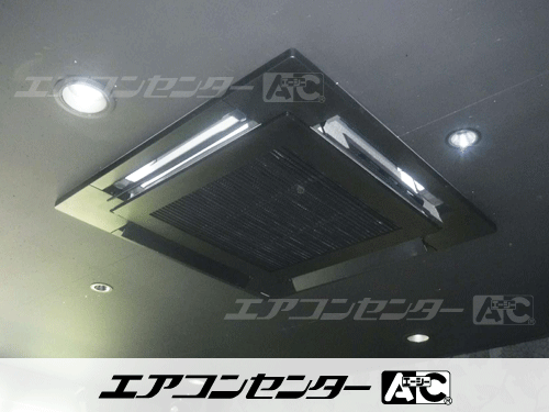 天井カセット形4方向吹出 業務用エアコン 2.5馬力シングル 1式