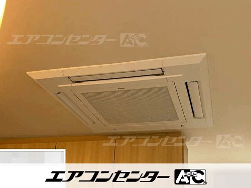 天井カセット形4方向吹出 業務用エアコン 3馬力シングル 1式、天井カセット形4方向吹出 業務用エアコン 2.5馬力シングル 1式