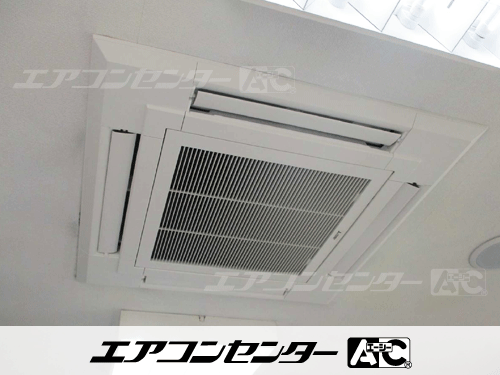 天井カセット形4方向吹出 業務用エアコン 2馬力シングル 1式