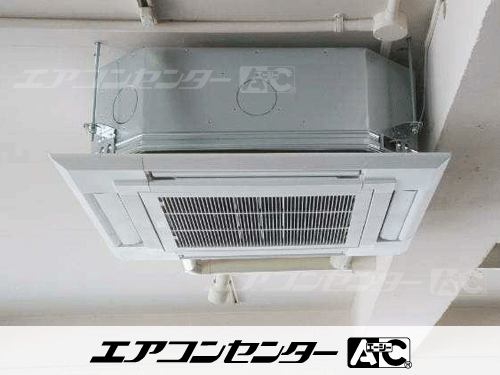 天井カセット形4方向吹出 業務用エアコン 5馬力シングル 1式