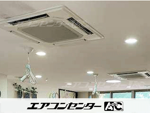 天井カセット形4方向吹出 業務用エアコン 8馬力ツイン 1式