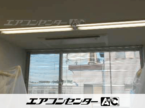 天井カセット形1方向吹出 業務用エアコン 2馬力シングル 1式