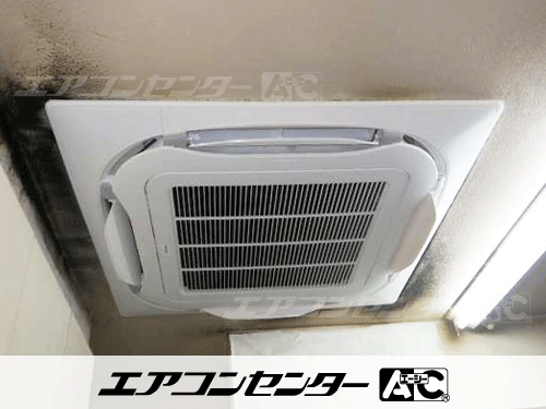 天井カセット形4方向吹出 業務用エアコン 3馬力シングル 1式