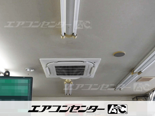 天井カセット形4方向吹出 業務用エアコン 6馬力ツイン 1式